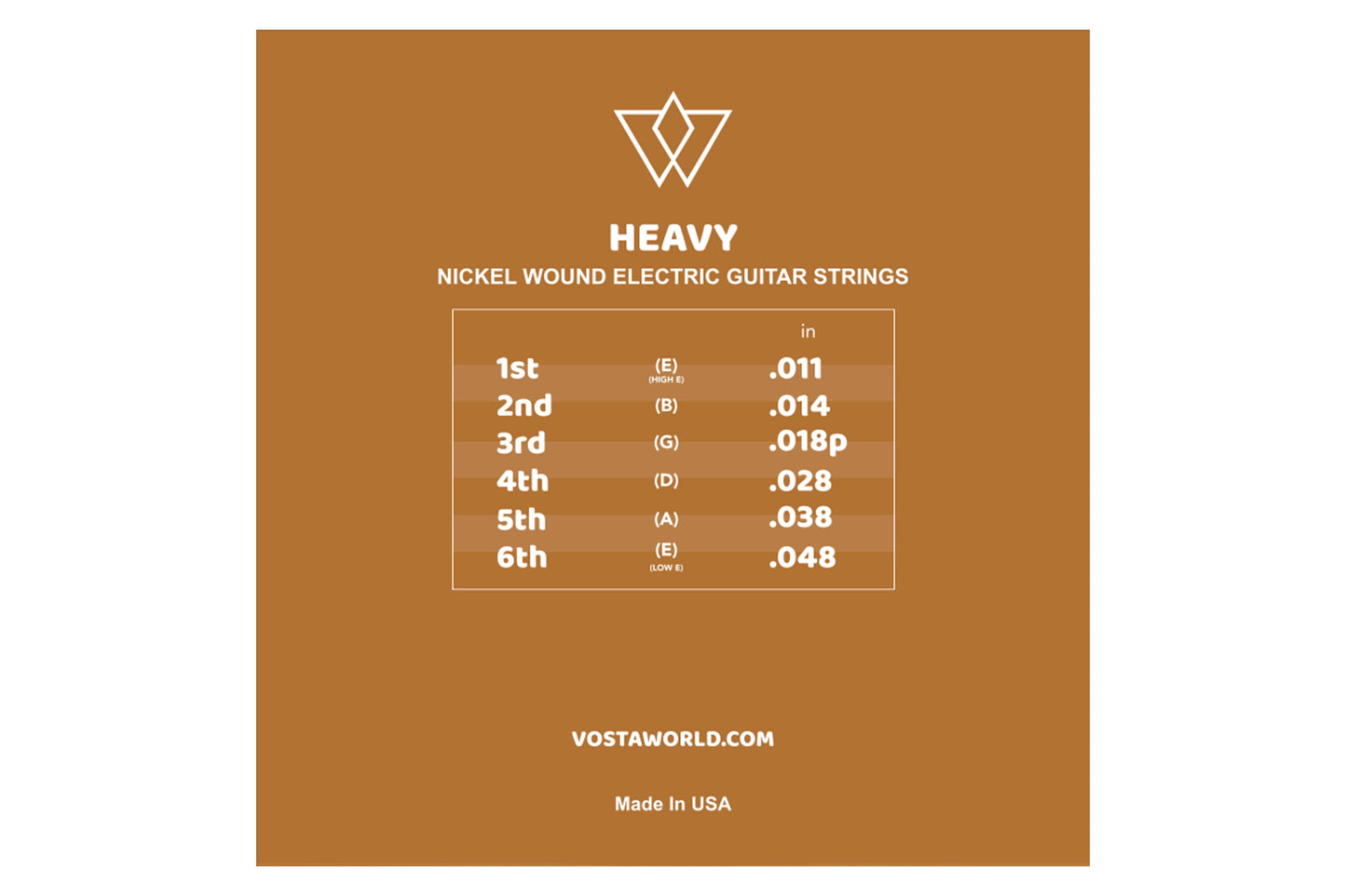 Vosta Electric Guitar Strings