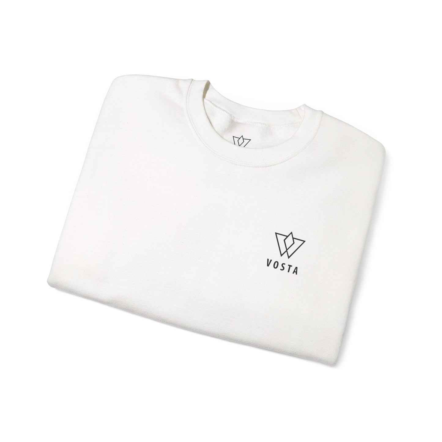 Vosta Crewneck Sweatshirt — Black Logo