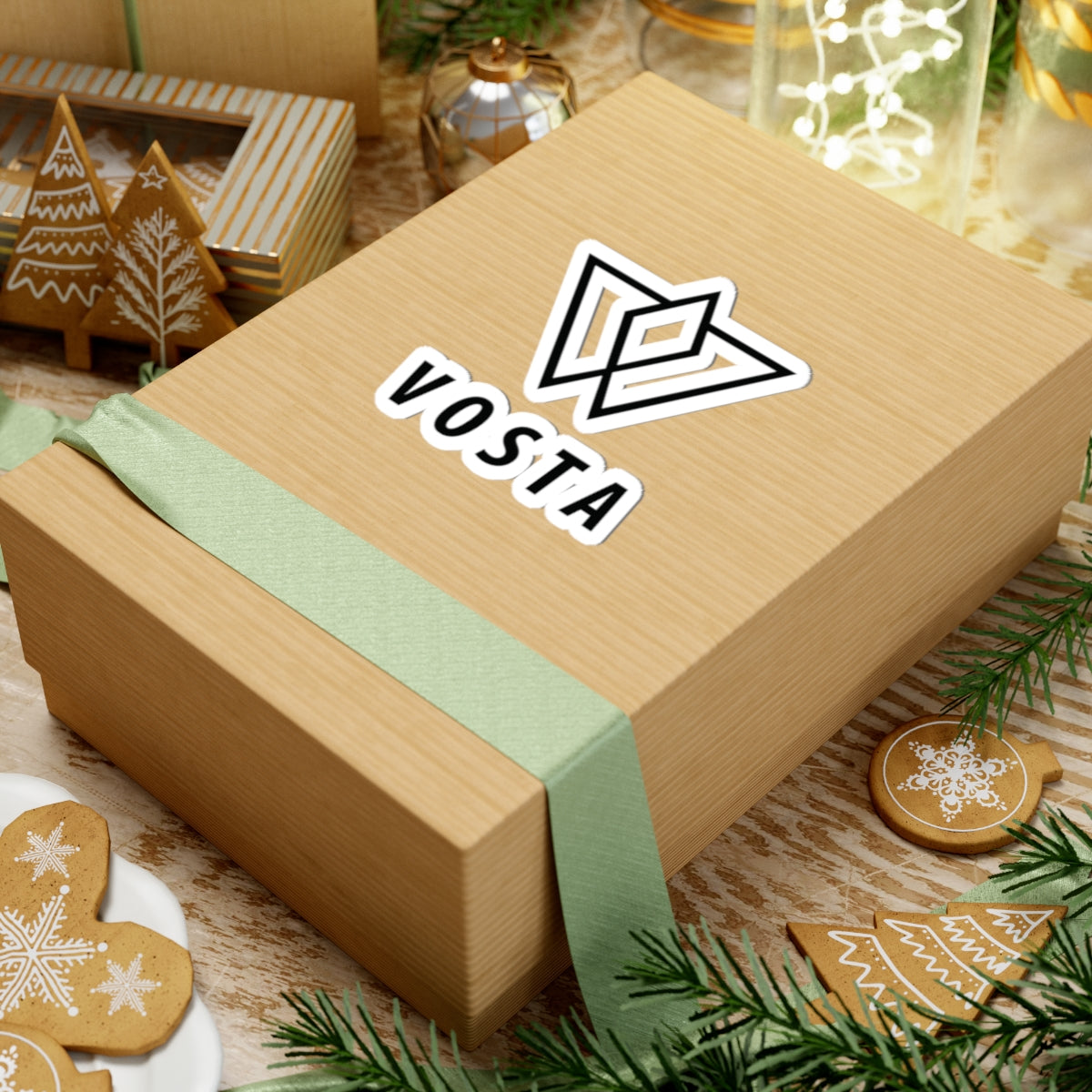 Vosta Logo Sticker - Black Logo