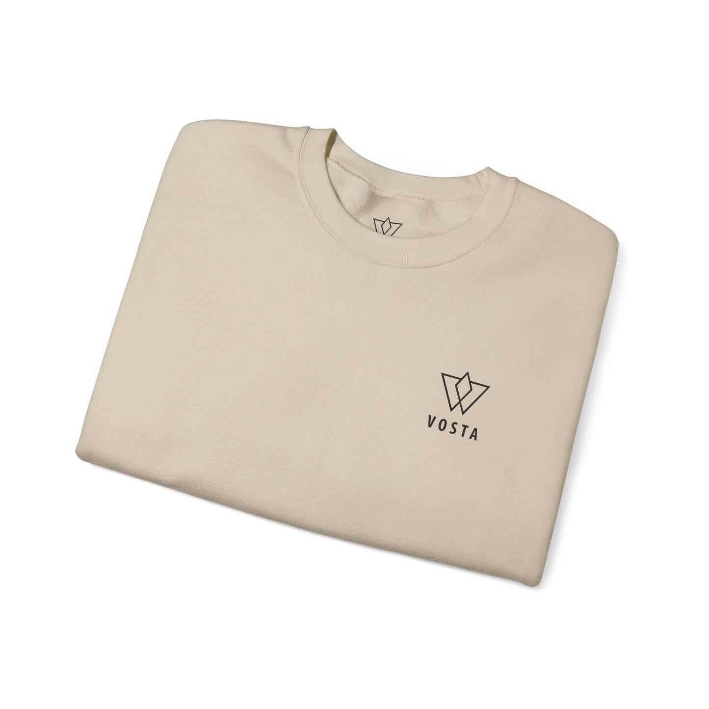 Vosta Crewneck Sweatshirt — Black Logo