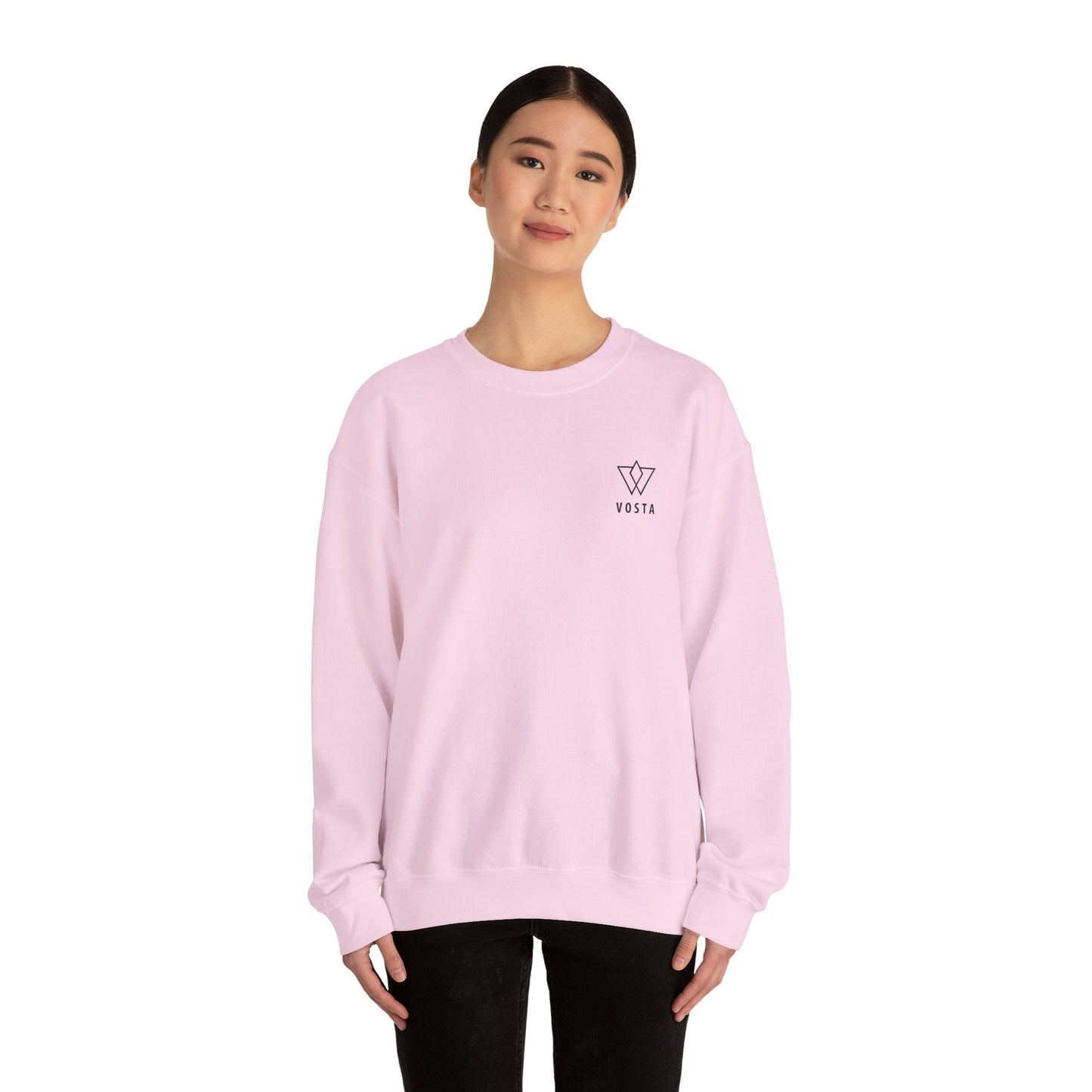 Vosta Crewneck Sweatshirt — Black Logo