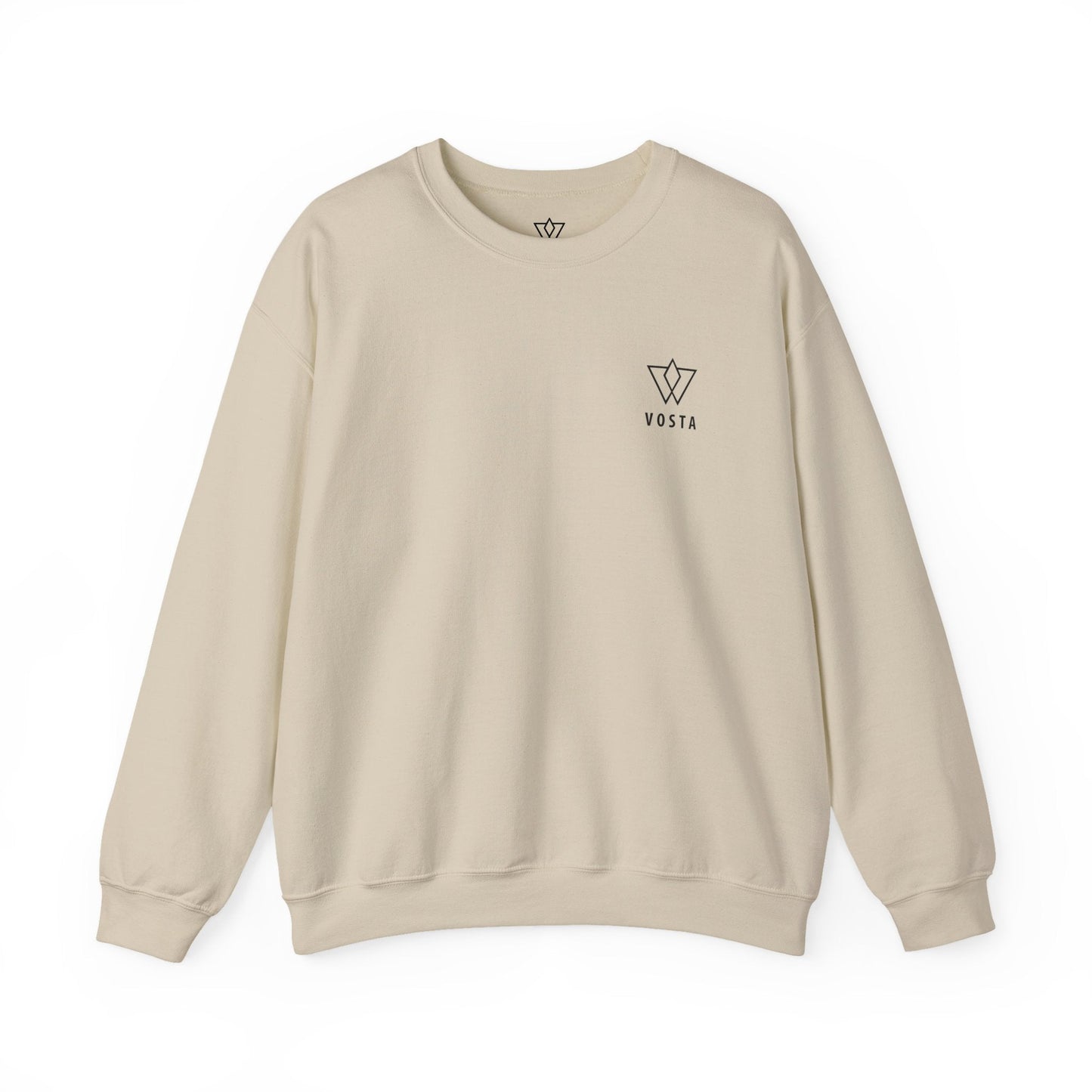 Vosta Crewneck Sweatshirt — Black Logo