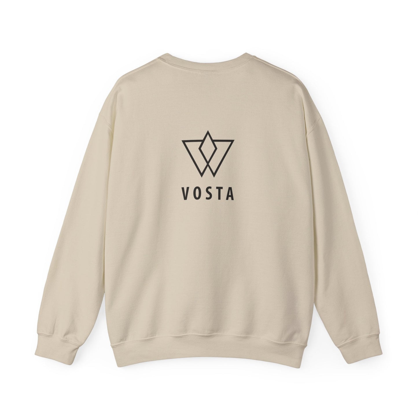 Vosta Crewneck Sweatshirt — Black Logo