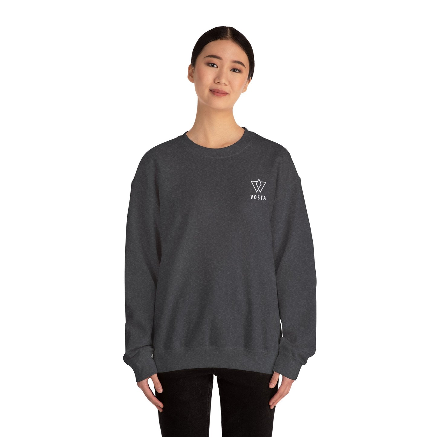 Vosta Crewneck Sweatshirt - White Logo