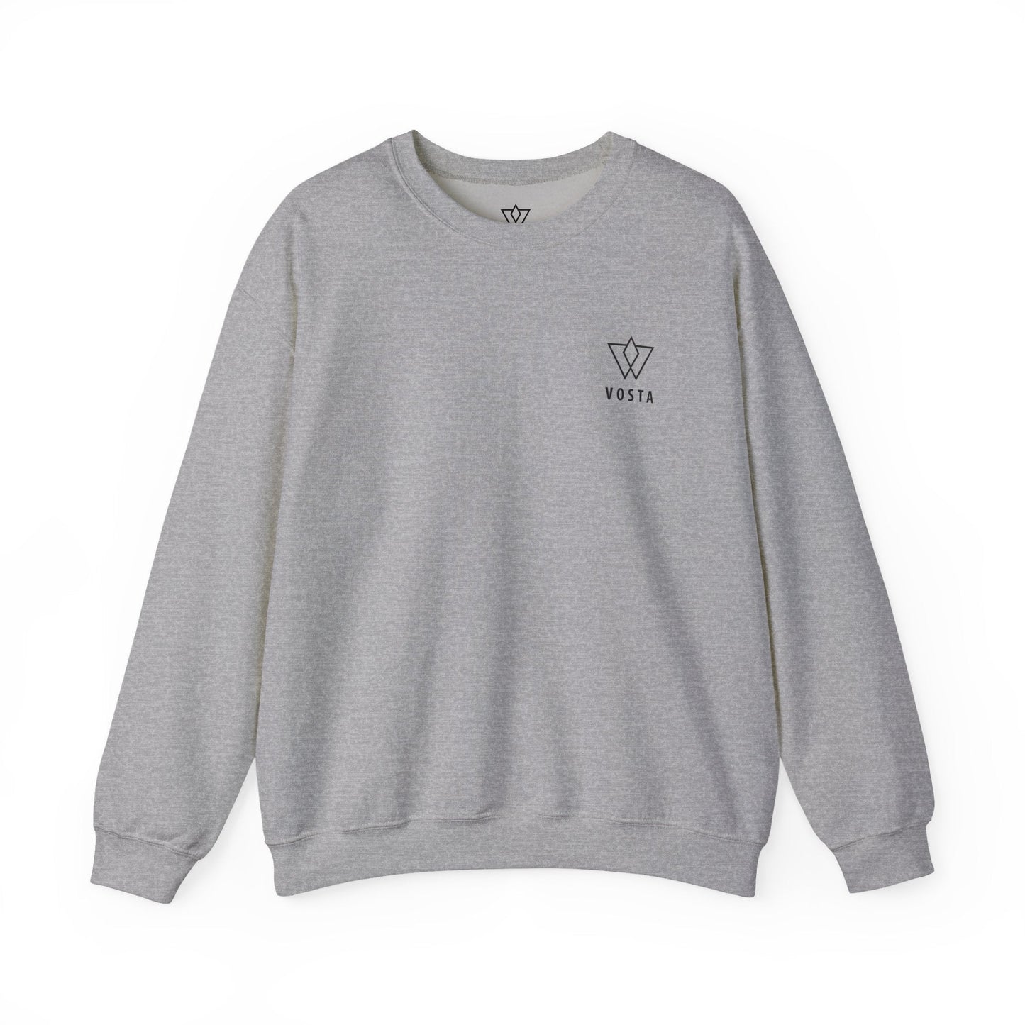 Vosta Crewneck Sweatshirt — Black Logo