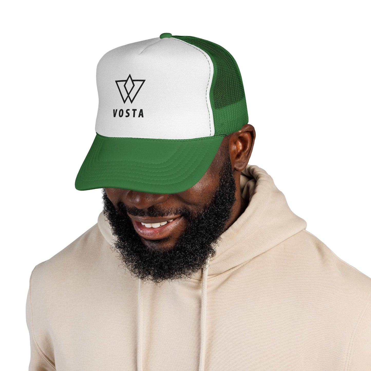 Vosta Trucker Cap — Black Logo