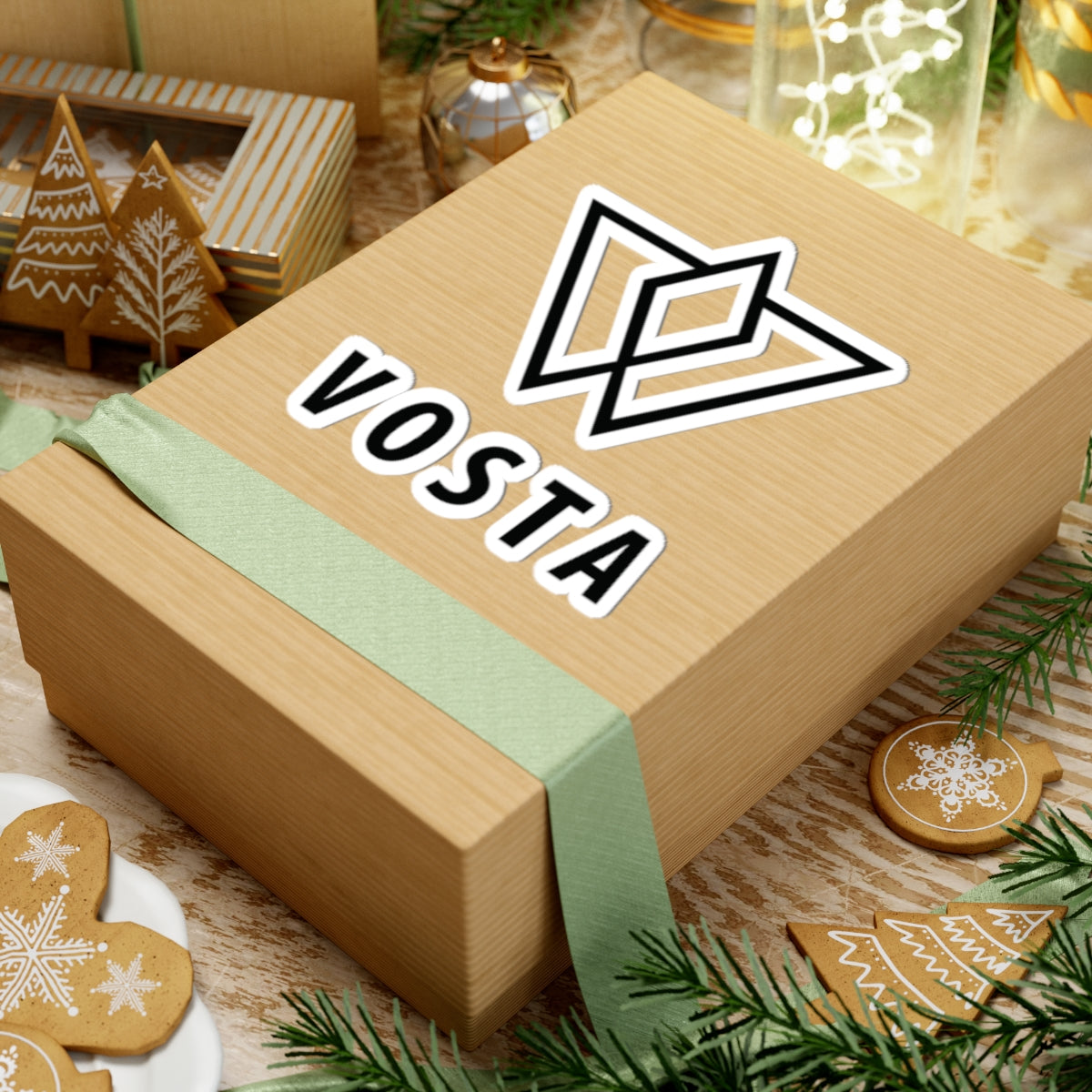 Vosta Logo Sticker - Black Logo