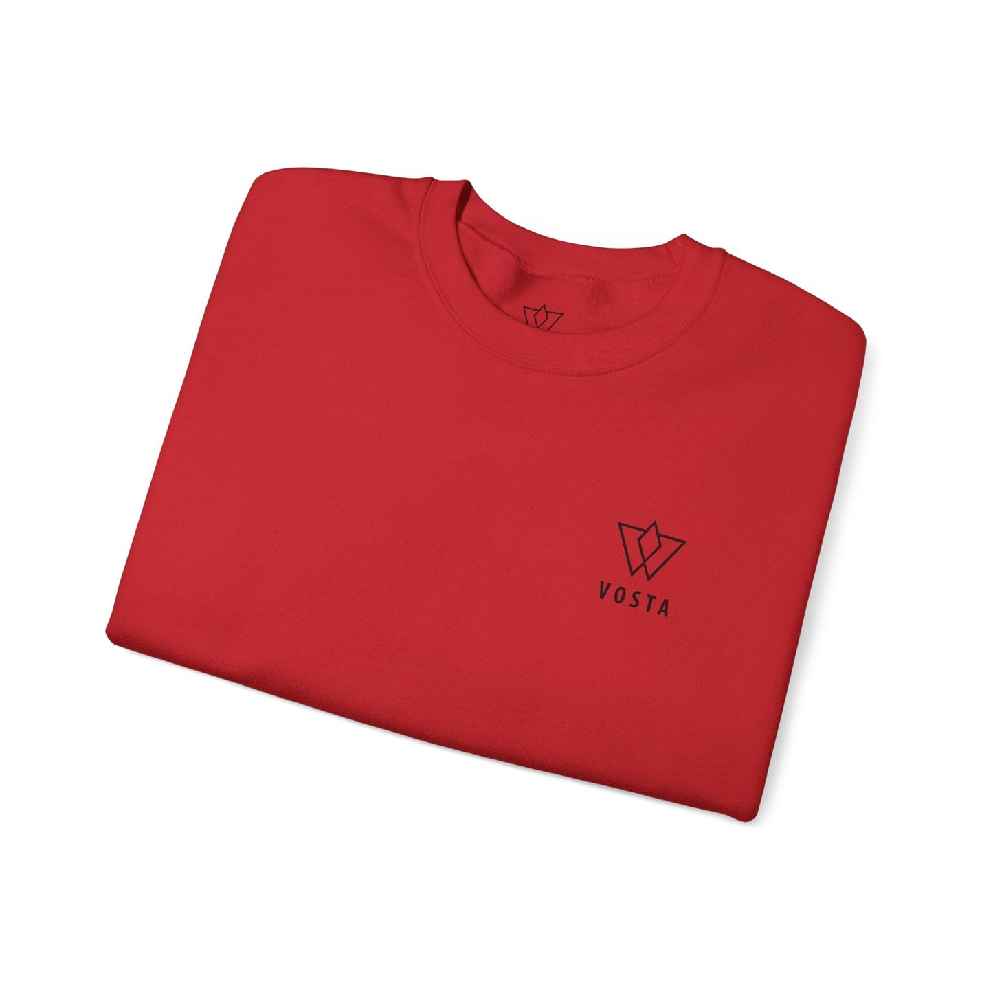 Vosta Crewneck Sweatshirt — Black Logo