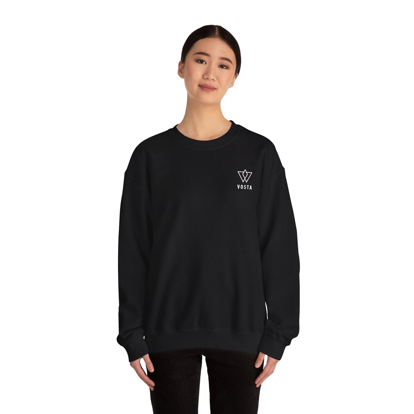 Vosta Crewneck Sweatshirt - White Logo