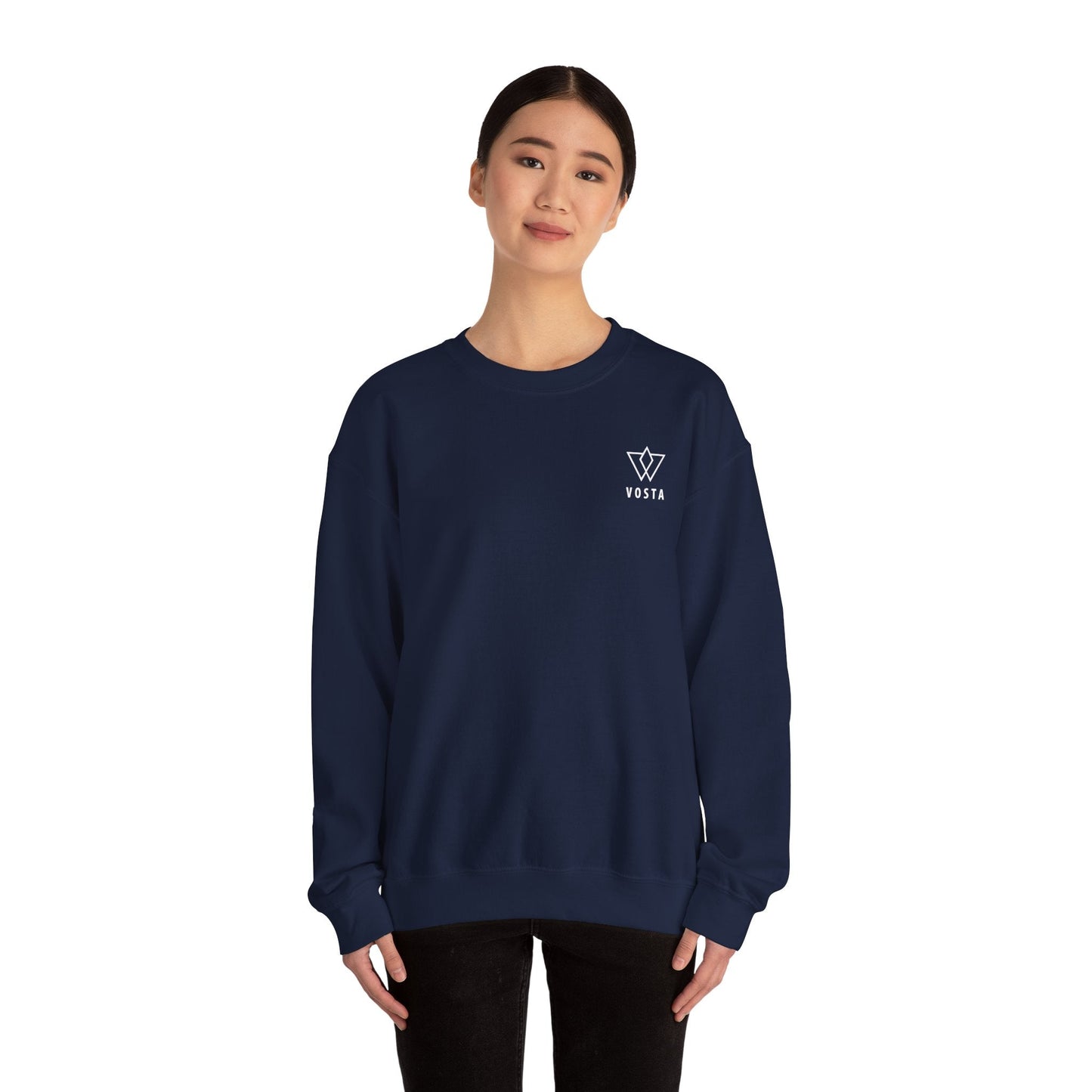 Vosta Crewneck Sweatshirt - White Logo