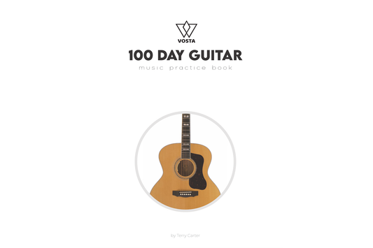 Vosta 100 Day Guitar Practice Book