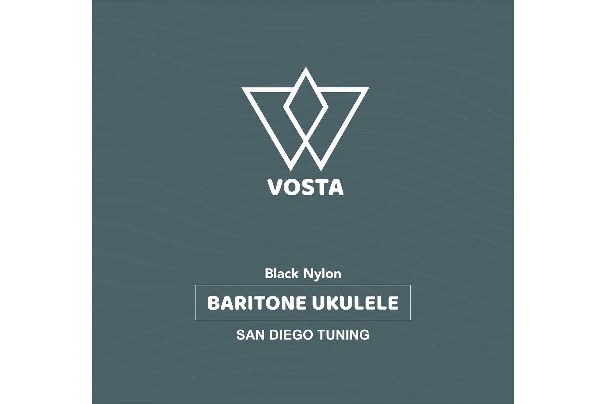 Vosta Black Nylon Baritone Strings