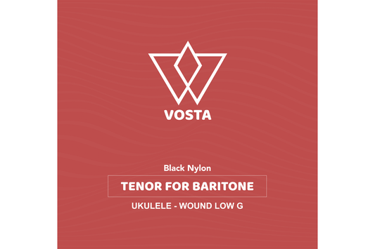 Vosta Black Nylon Tenor for Baritone Strings