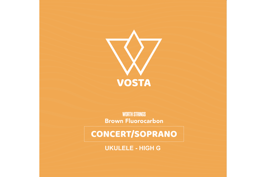 Vosta Brown Fluorocarbon Soprano/Concert Ukulele Strings