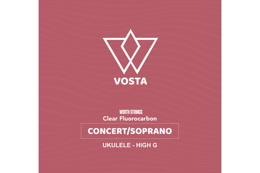 Vosta Clear Fluorocarbon Soprano/Concert Ukulele Strings