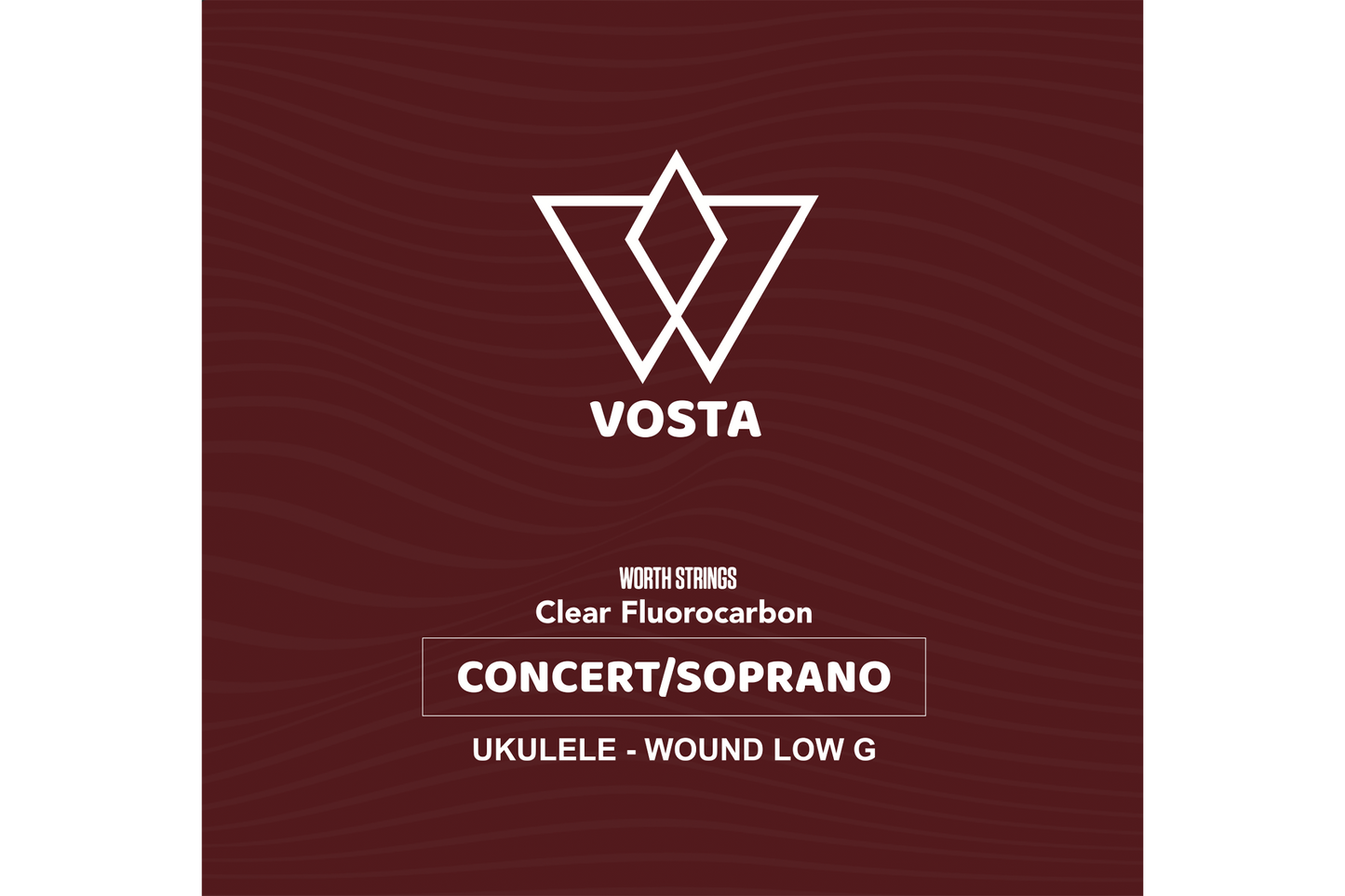 Vosta Clear Fluorocarbon Soprano/Concert Ukulele Strings
