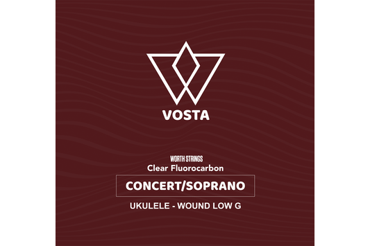 Vosta Clear Fluorocarbon Soprano/Concert Ukulele Strings