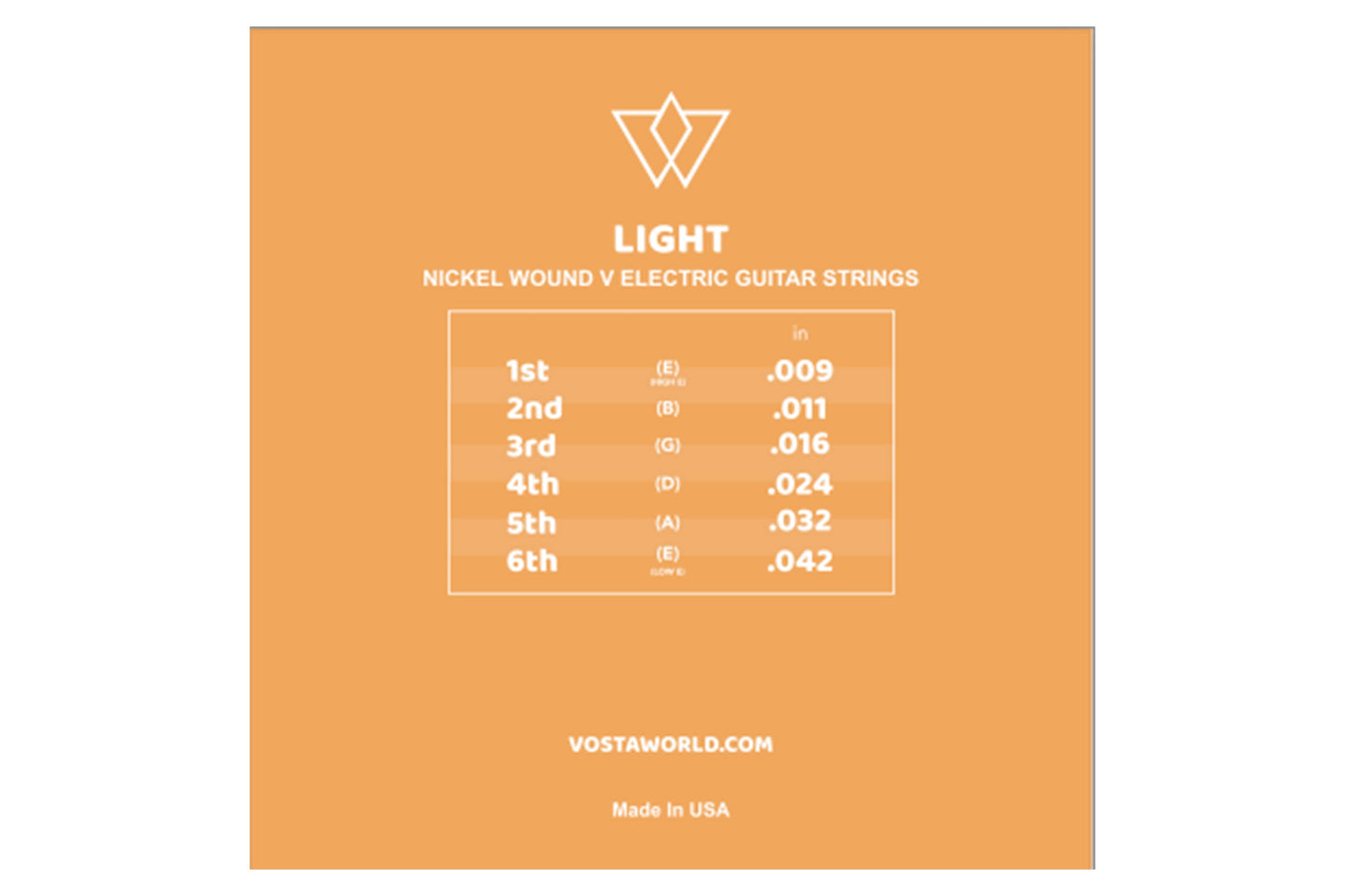Vosta Electric Guitar Strings