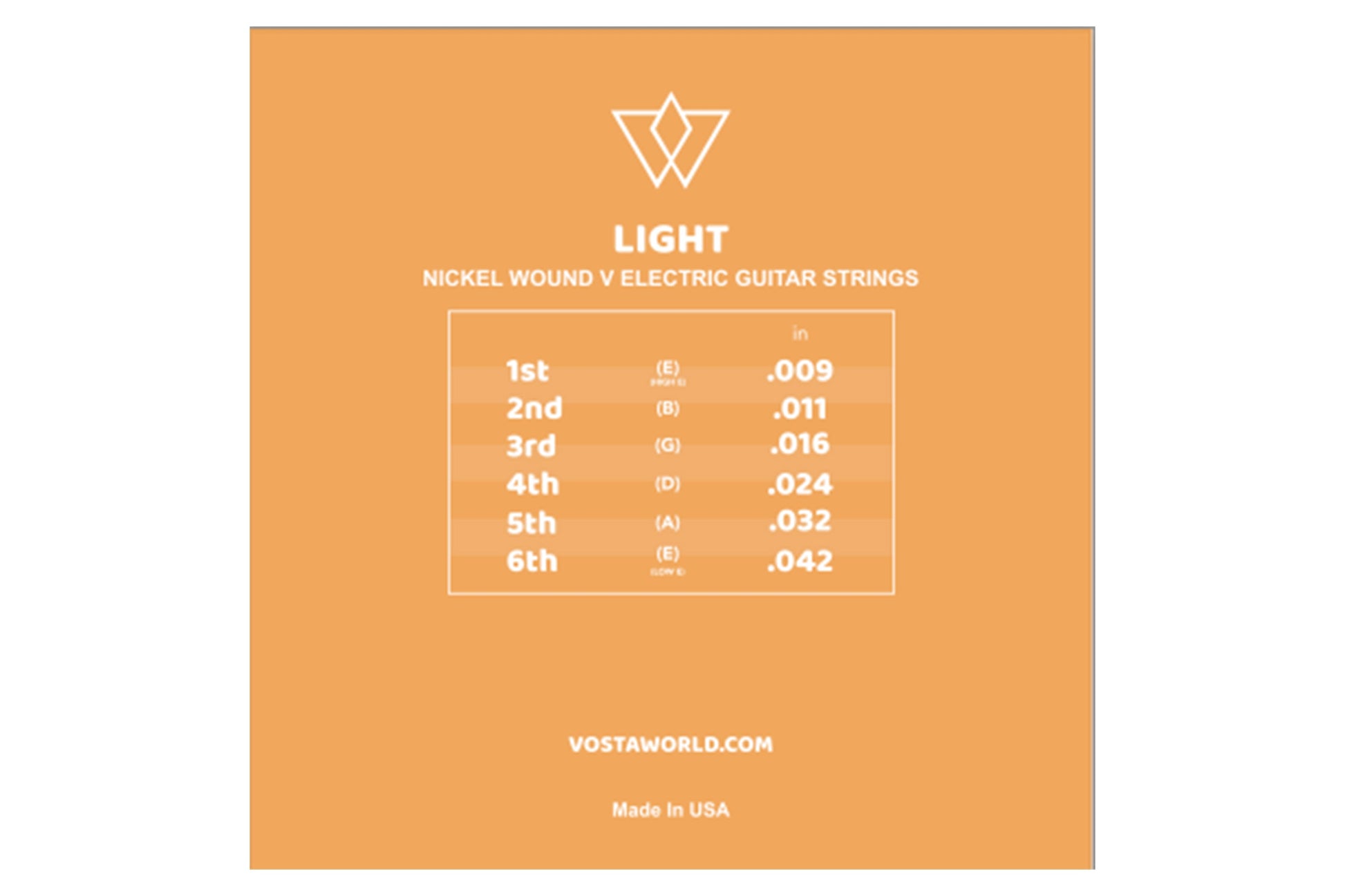 Vosta Electric Guitar Strings