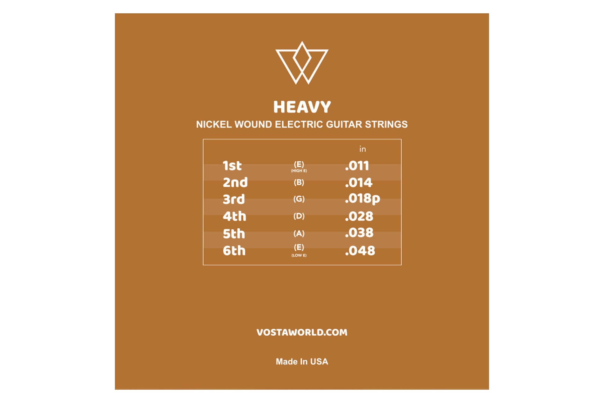 Vosta Electric Guitar Strings